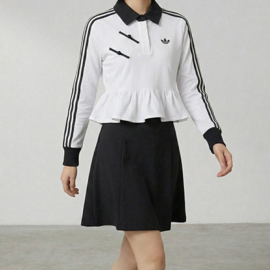 [ CUSTOM ] Originals 3-Stripes 811 White/Black